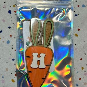 Orange Carrot Easter Basket Tag